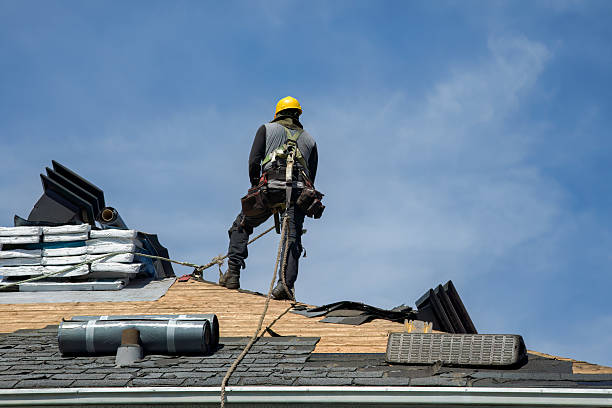 Professional Roof Repair technician working in Attica, IN